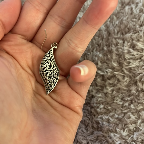 Samuel B. Sterling Silver Filigree Earrings - Picture 3 of 4